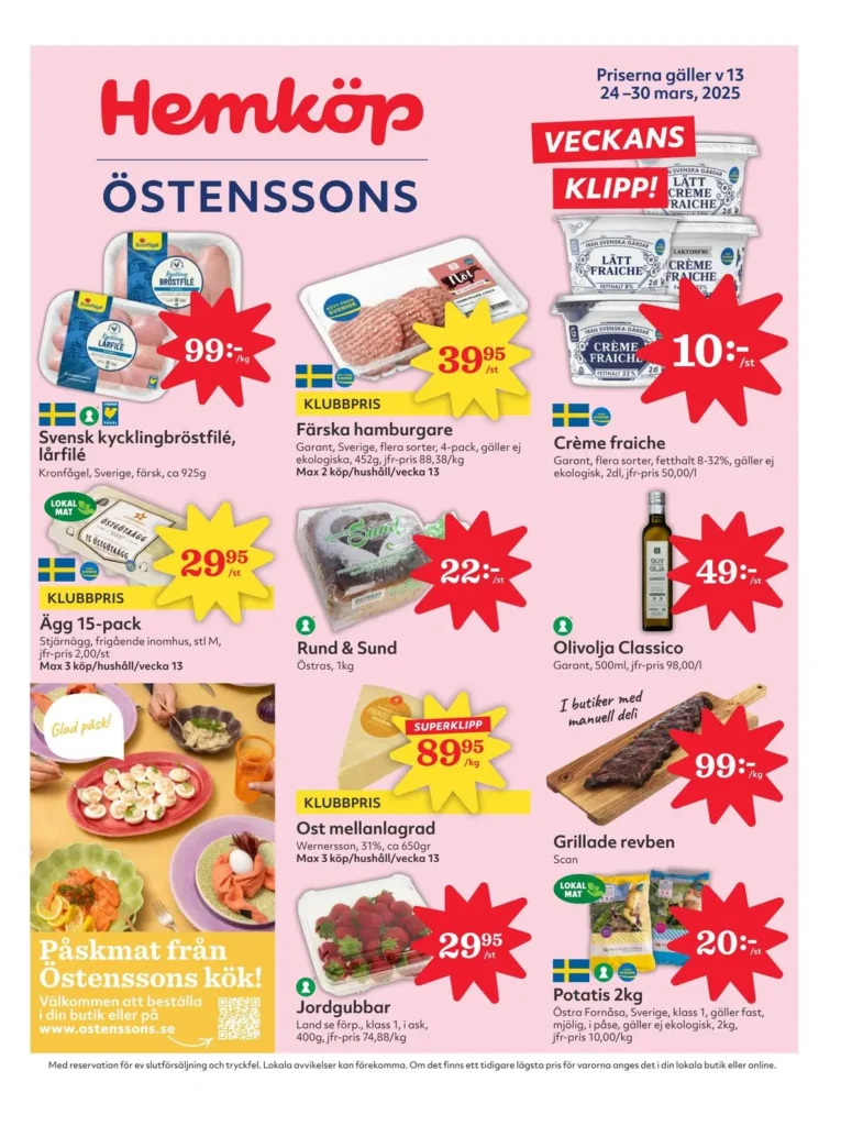 Butik östenssons erbjudande gäller till 30.3.2025 östenssons reklamblad gäller till 30.3.2025