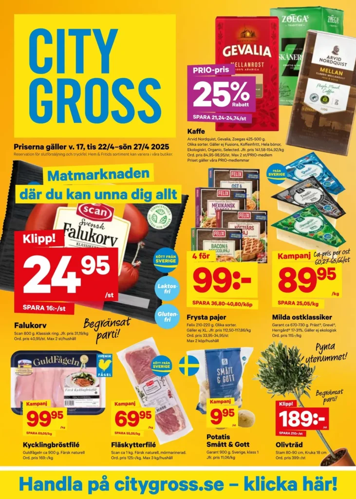 Butik city gross reklamblad gäller till 27.4.2025 city gross reklamblad gäller till 27.4.2025
