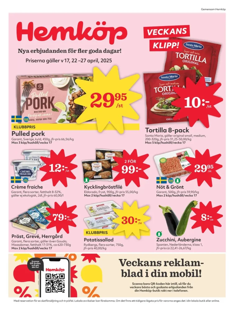 hemköp reklamblad gäller till 27.4.2025