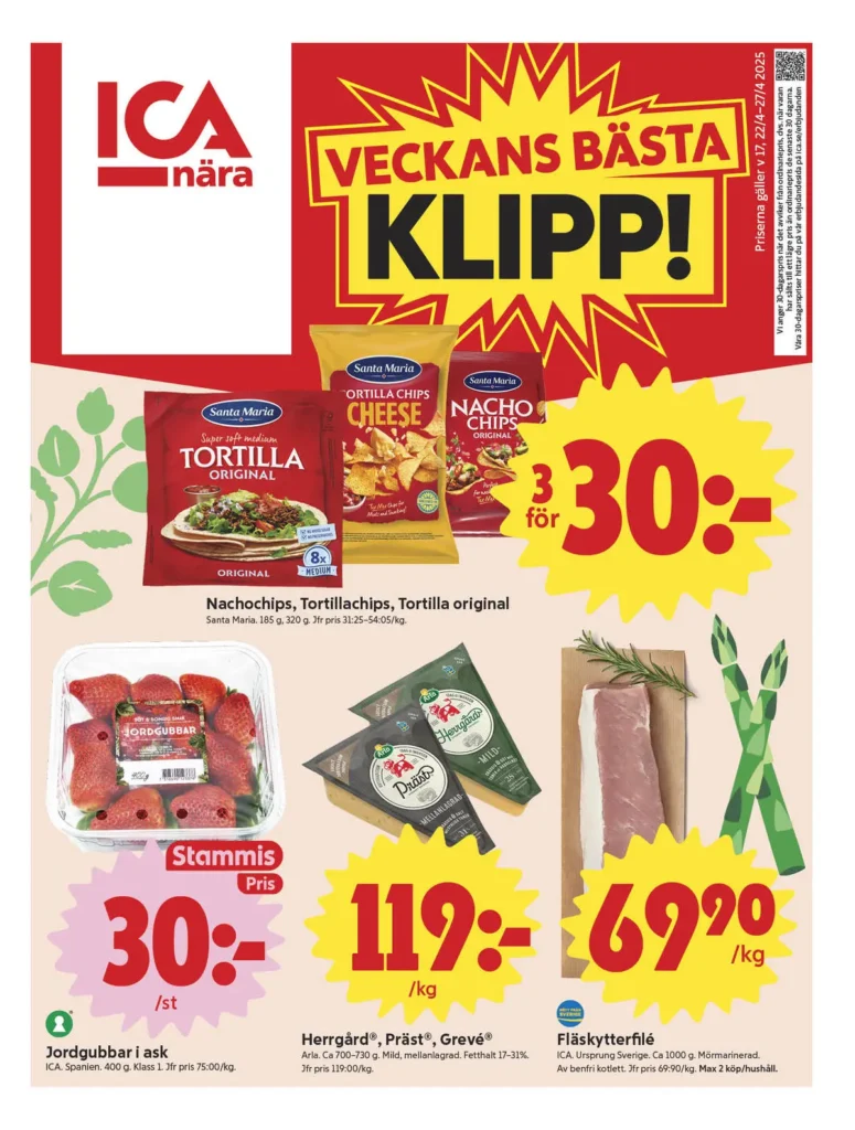 Butik ica nära erbjudande och reklamblad gäller till 27.4.2025 ica nära reklamblad gäller till 27.4.2025