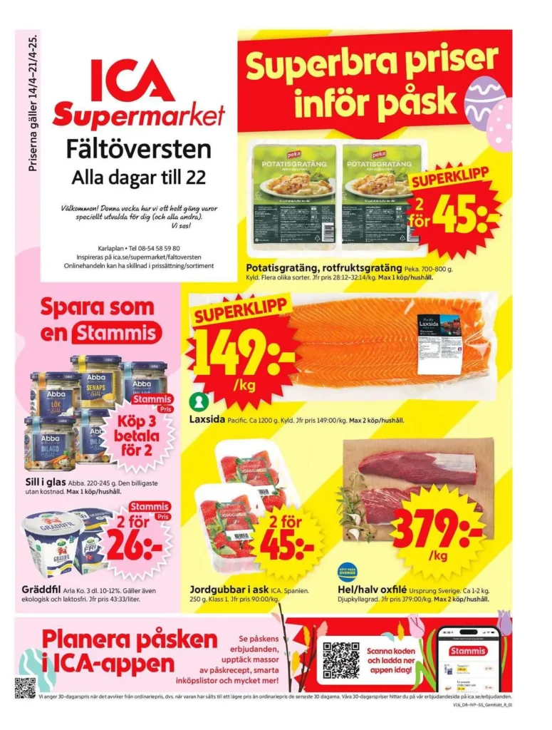 Butik ica supermarket veckans erbjudande gäller till 21.4.2025 ica supermarket veckans erbjudande gäller till 21.4.2025